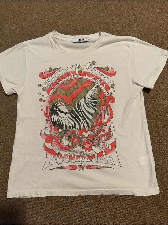 Anthropologie Tops - Letluv Graphic Rocker Elton John Tee